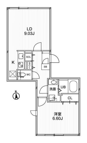 PASEO HigashiShinjuku パセオ東新宿の間取り写真