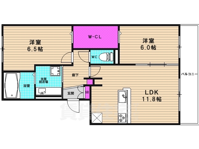 近鉄京都線 伏見駅 徒歩19分 3階建 築10年の間取り写真