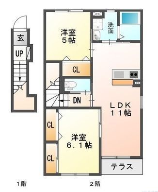 SunGrande Bの間取り写真
