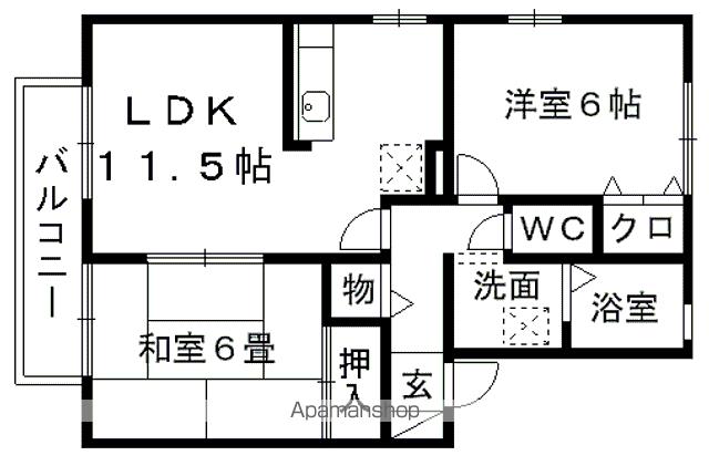 ガーデンコートみずき台 H棟の間取り写真