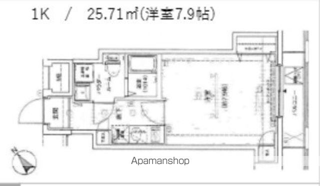 ルクシェール新宿中落合の間取り写真