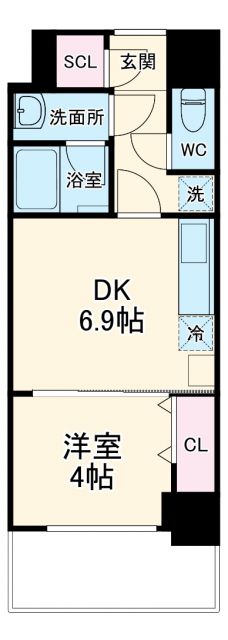 スプランディッド新横浜の間取り写真