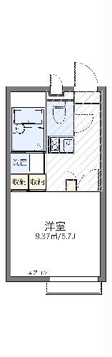 レオパレス美勝園IIの間取り