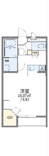 レオパレスアルピナの間取り