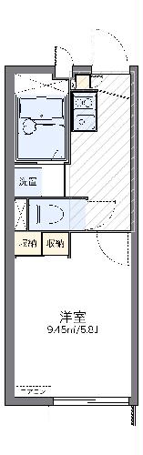 レオパレスドミール　別府の間取り