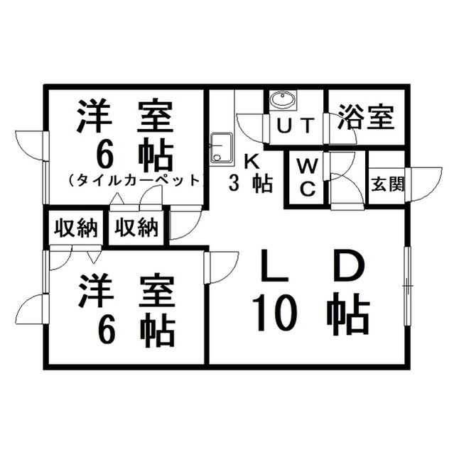 シティライフクレインの間取り