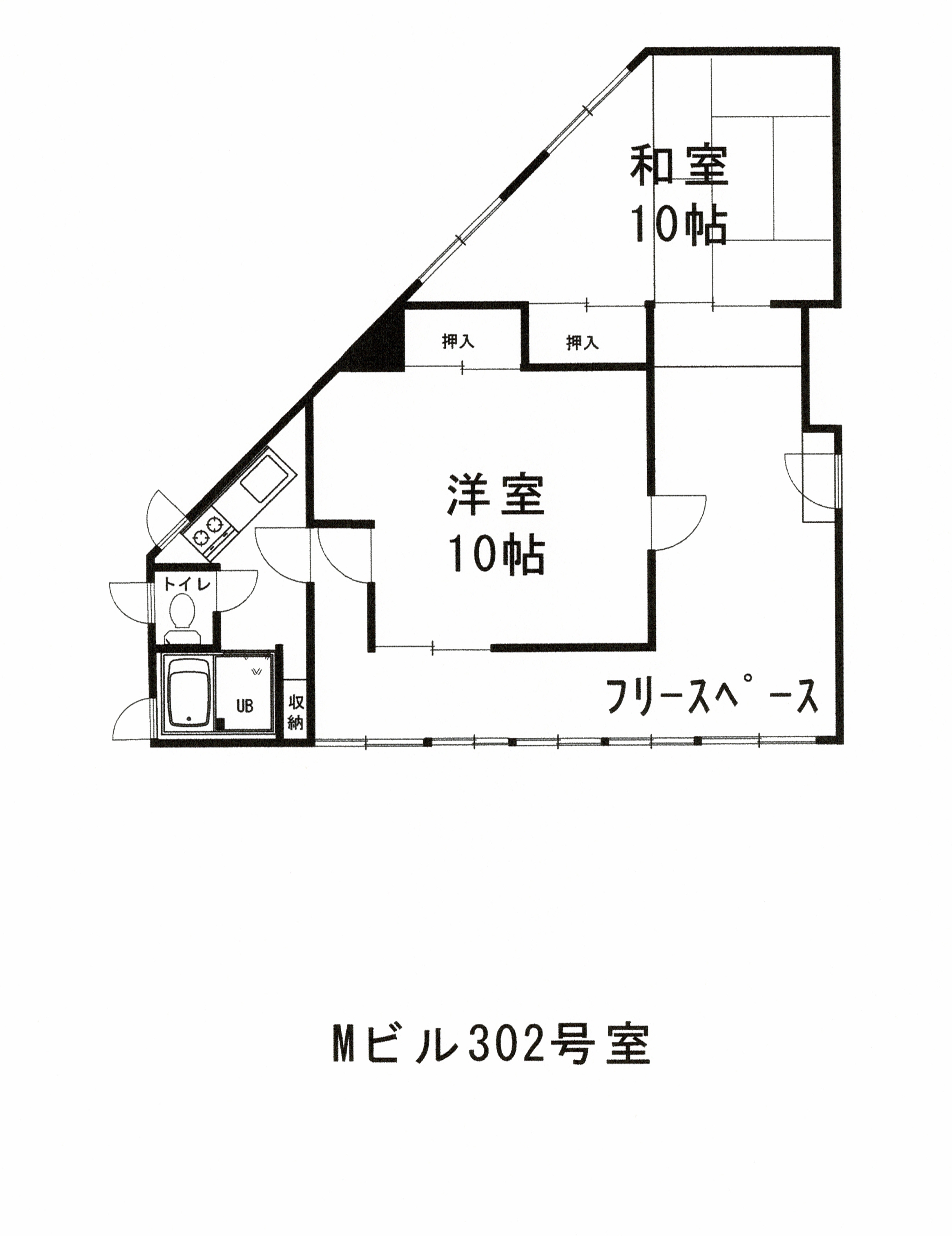 Mビルの間取り