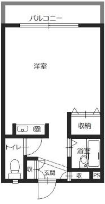 姫路市新在家本町のマンションの間取り