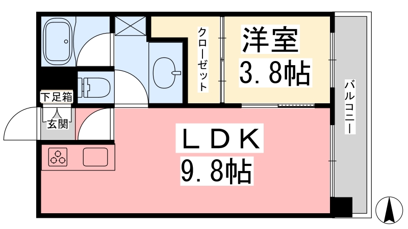 ヴァレーレ喜与町の間取り