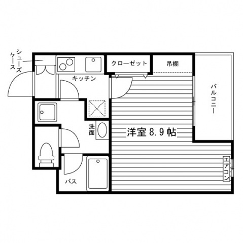 パルウェーブ表山の間取り