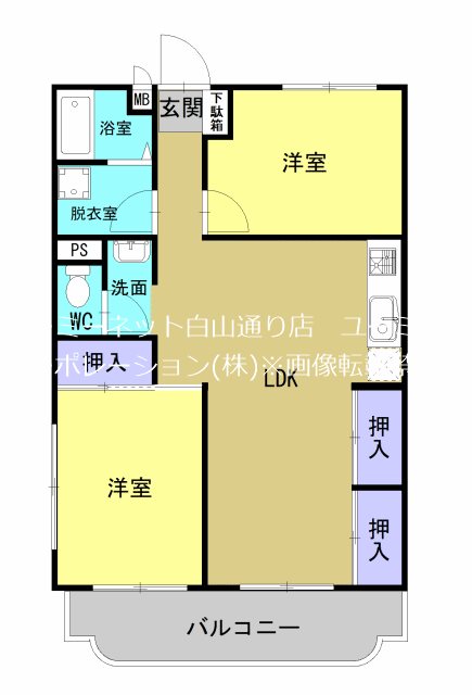 ベルメゾン（熊本）の間取り