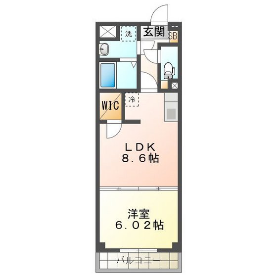 Ｓ－ＦＯＲＴ津新町の間取り