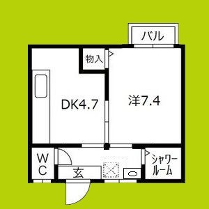 亀井文化住宅の間取り