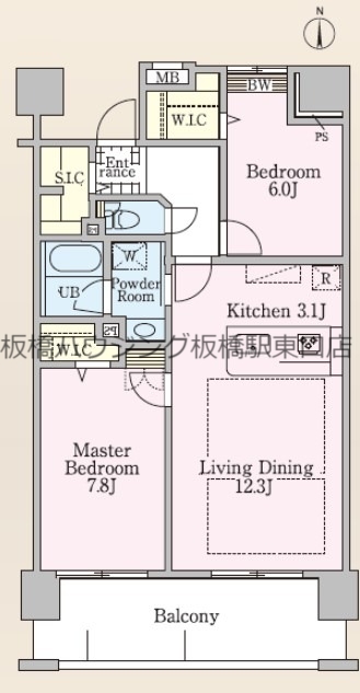 ロイヤルパークス新田の間取り