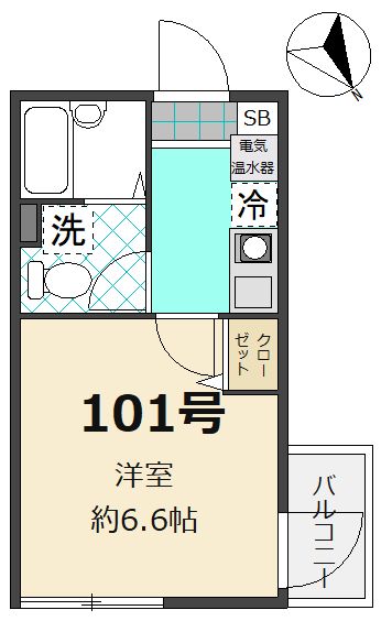 コンフォート由比ヶ浜の間取り