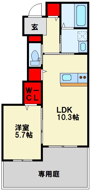 レジデンス富士見の間取り