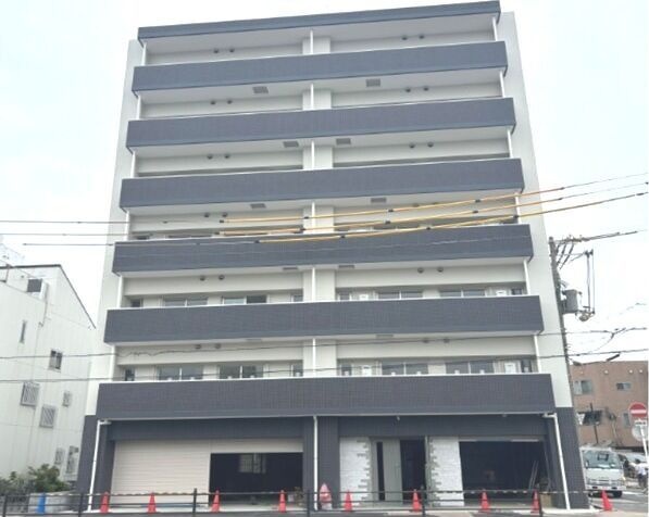 大阪市城東区古市のマンションの建物外観