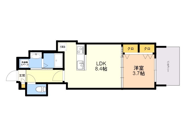 ＲＥＳＩＤＥＮＣＥ東公園の間取り