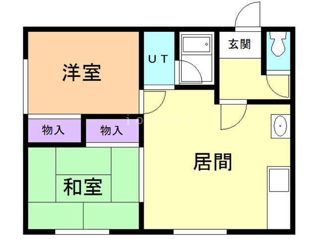 昭栄ハイツＡの間取り