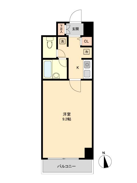 【仙台市若林区清水小路のマンションの間取り】