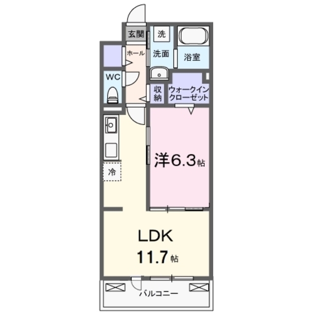 プルミエ　シェンの間取り