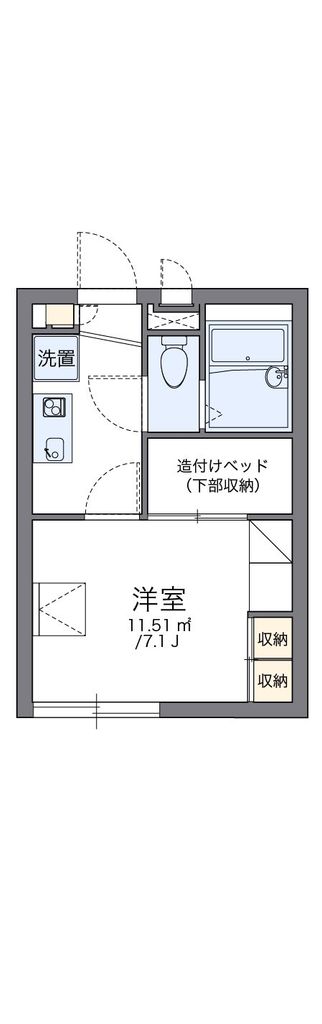 レオパレス浦賀の間取り