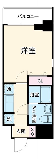 ラクラス下総中山の間取り