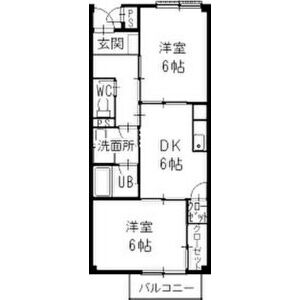 クレール三滝台の間取り