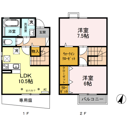 セタンドール　Ｂの間取り