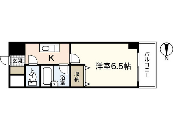 広島市西区横川新町のマンションの間取り