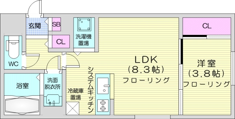 （仮称）アイアールK-5の間取り