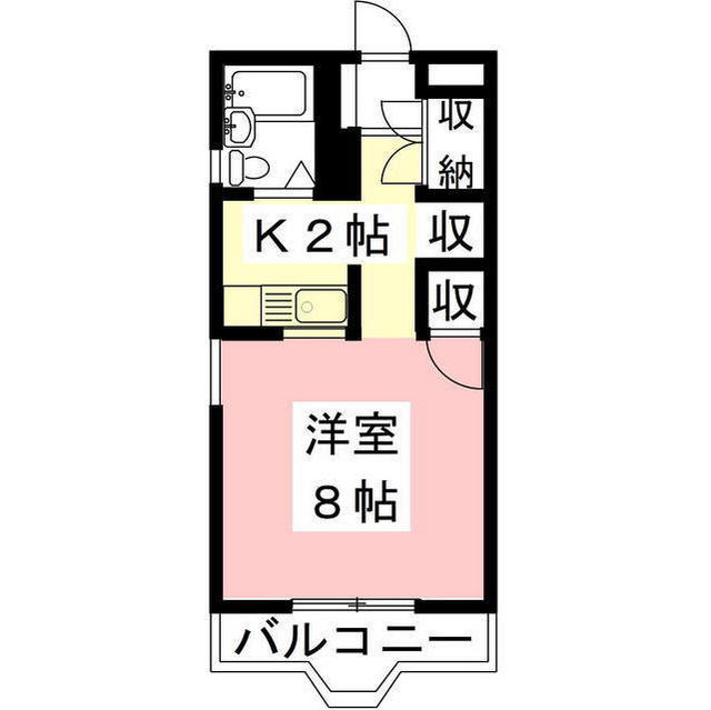 瑞穂市稲里のアパートの間取り