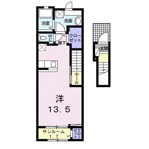 梶賀アパートIの間取り