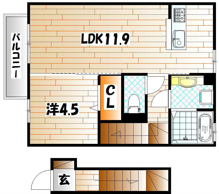 ザ　スタンド　ロックの間取り