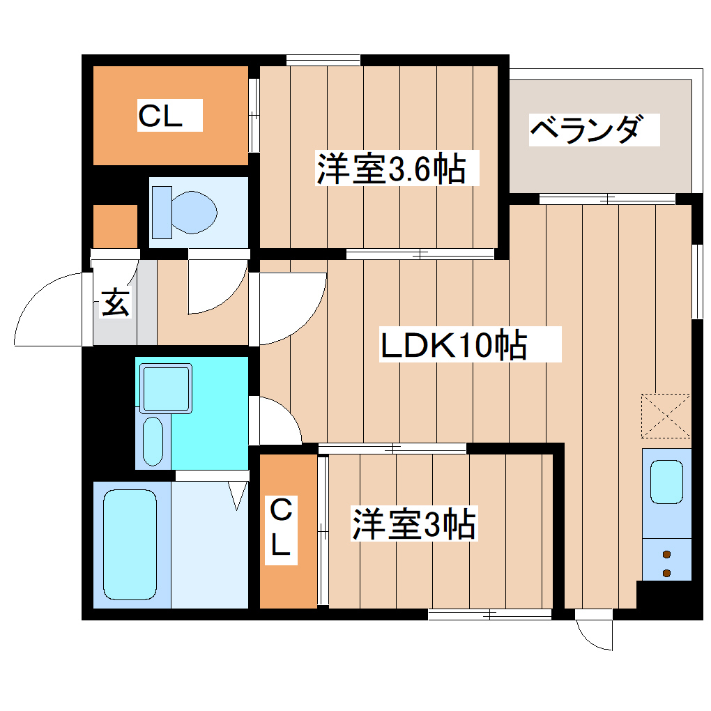 REGALEST東照宮の間取り