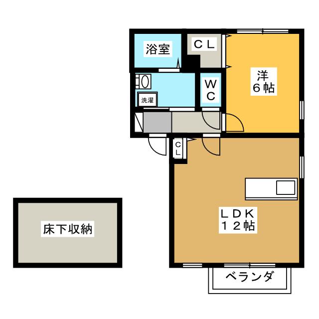 ベラージオアサヒ　Ｂ棟の間取り