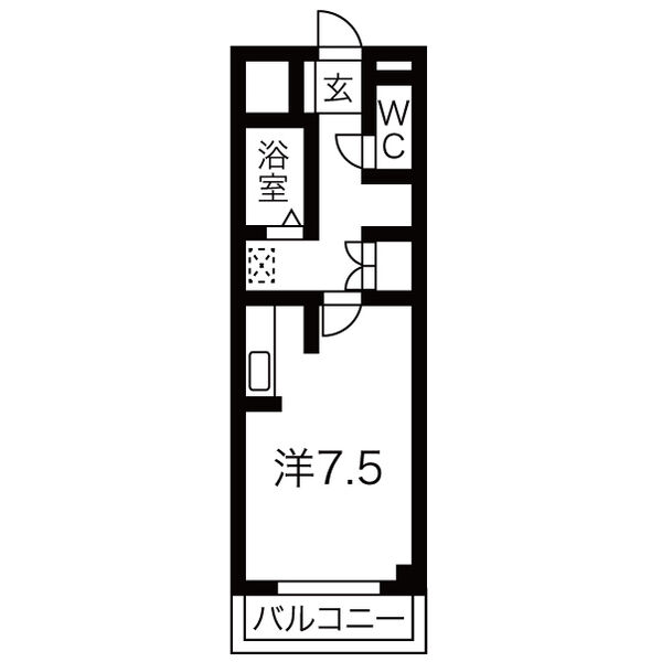 名古屋市中村区太閤通のマンションの間取り