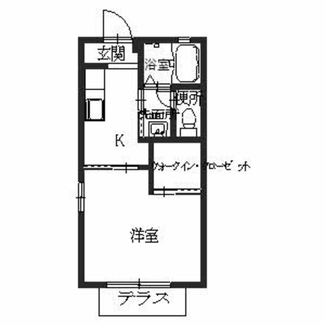 シャーメゾンユタニＢの間取り