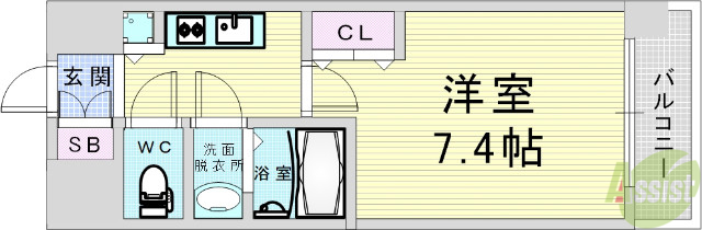 大阪WESTレジデンスの間取り