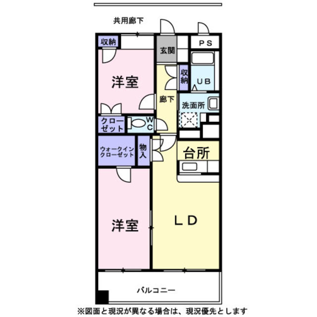 ソレーアード南大野の間取り