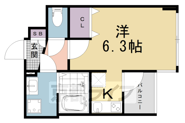 アドバンス京都レイズの間取り