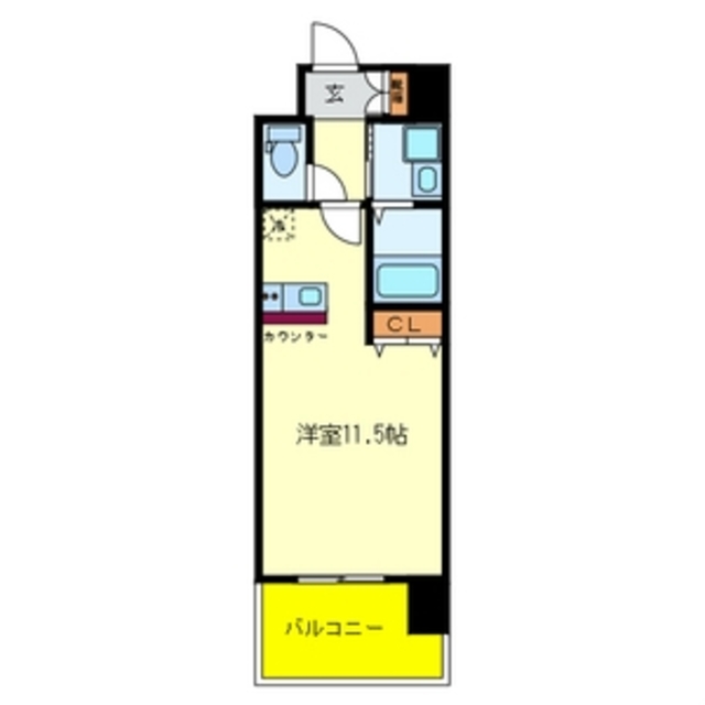 川西市小戸のマンションの間取り