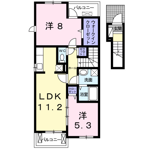 シャルマン　オーブの間取り