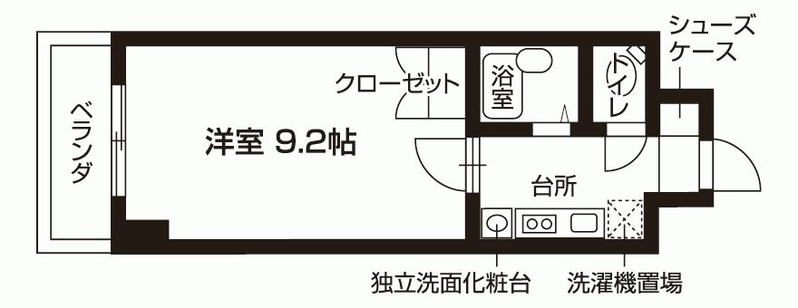 リベルタ南草津の間取り