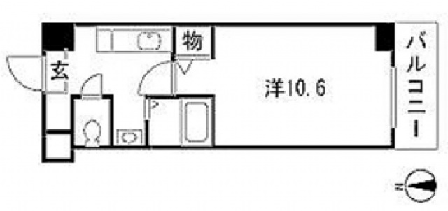 広島市安佐南区大塚西のマンションの間取り