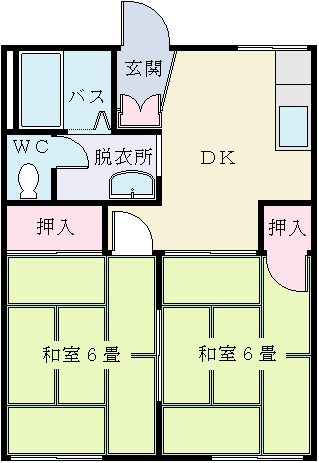 サンファミールの間取り