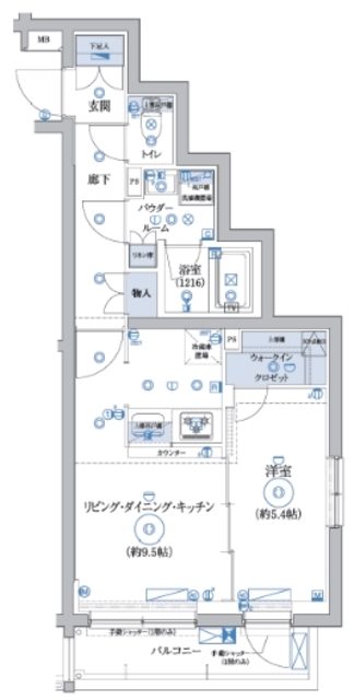 ARCOBALENO ITABASHI SHIMURAの間取り