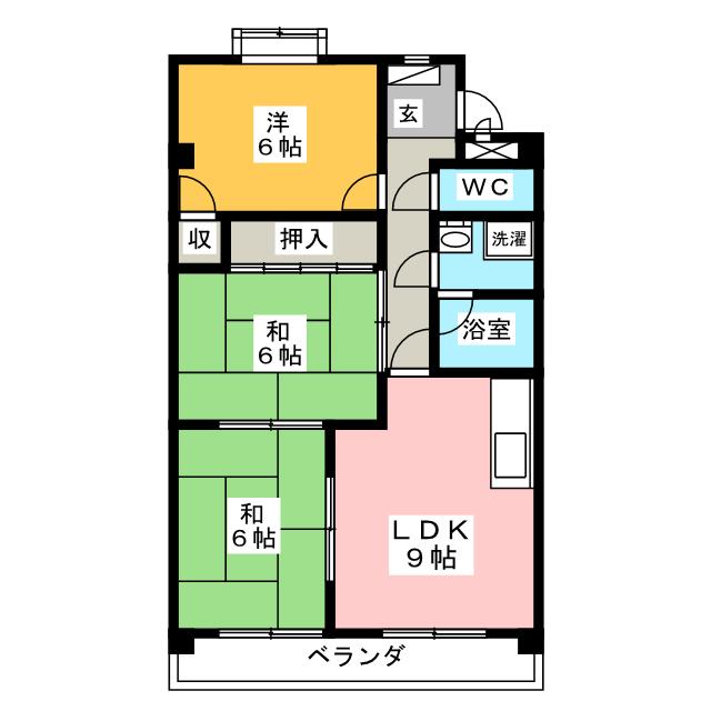 サンモール原の間取り