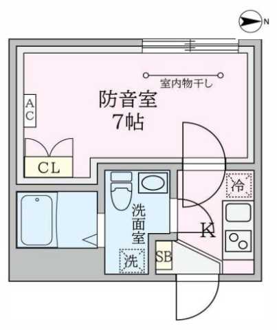 練馬区豊玉中のマンションの間取り