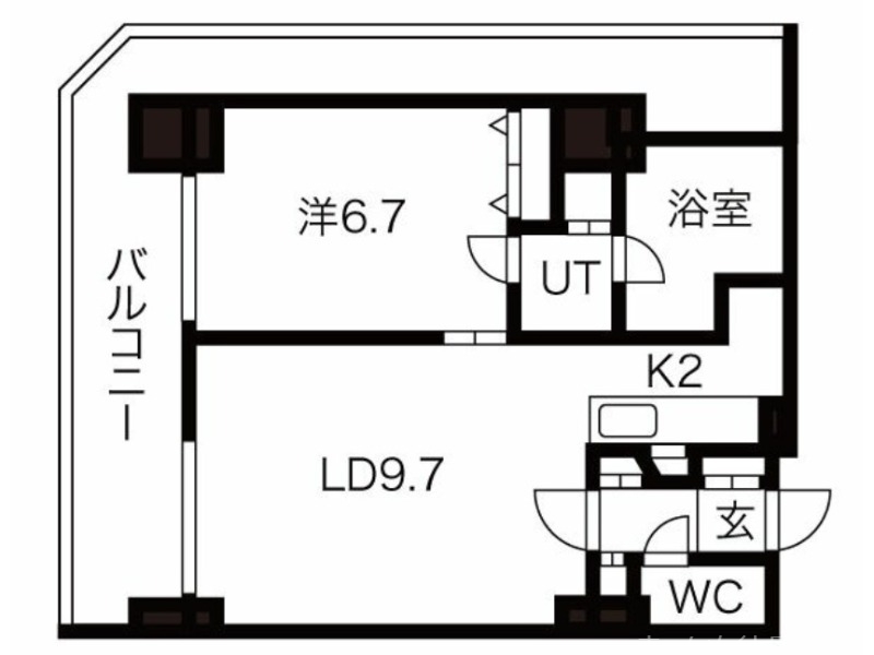 グランドタワー札幌の間取り